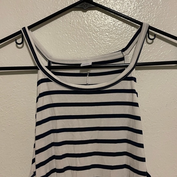 Old Navy Blue & White Striped Halter Swing Dress Size Small - Picture 3 of 6